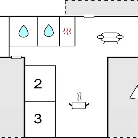 Three-bedroom Holiday In 度假居 荷韦德山迪